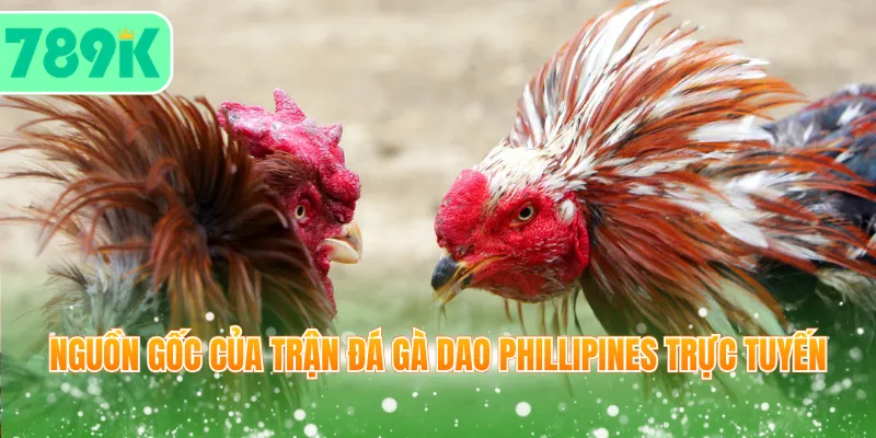 Nguồn gốc của trận đá gà dao Phillipines trực tuyến